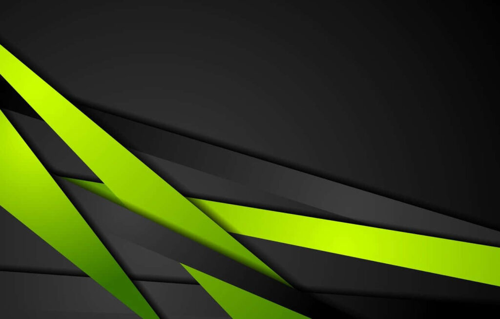 Modern Abstract Green and Black Wallpaper Background Design