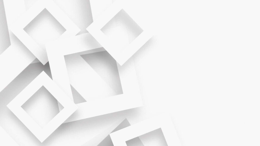 Modern Abstract Hollow White Cubes Wallpaper - 1920x1080 Background