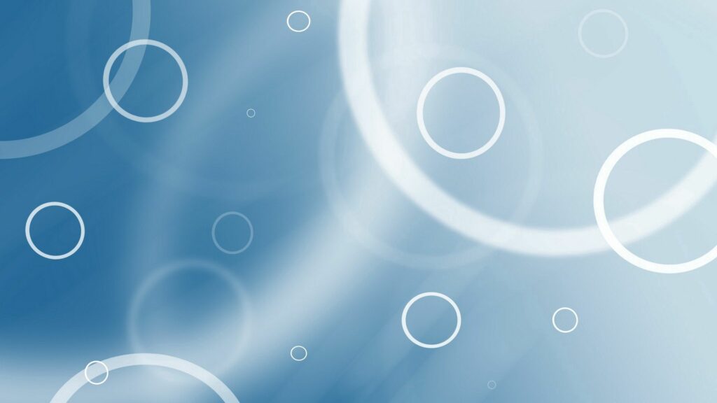 Modern Abstract Blue Background with Translucent White Circles Wallpaper