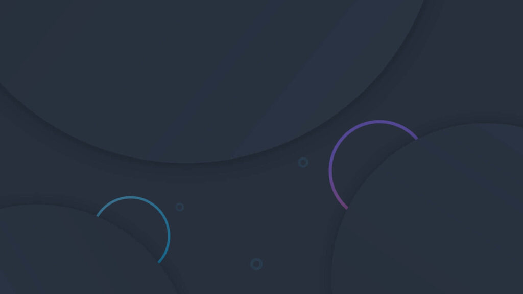 Modern Abstract Wallpaper: Overlapping Blue Circles & Dark Background