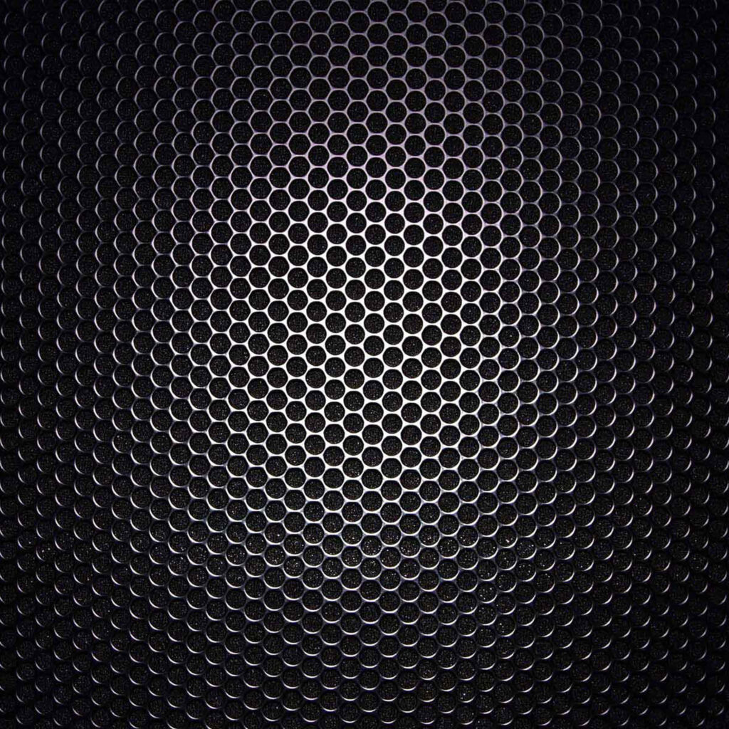 Modern Black Honeycomb Wallpaper for Stylish Digital Background
