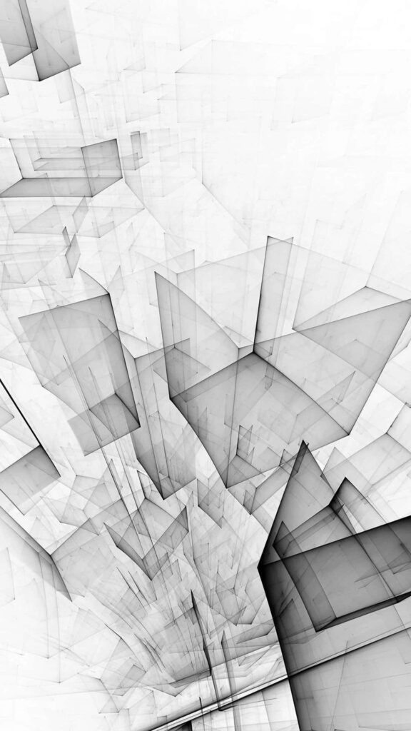 Modern Black and White Geometric iPhone Wallpaper Background