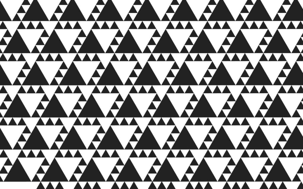 Abstract Black & White Geometric Line Pattern Wallpaper Background