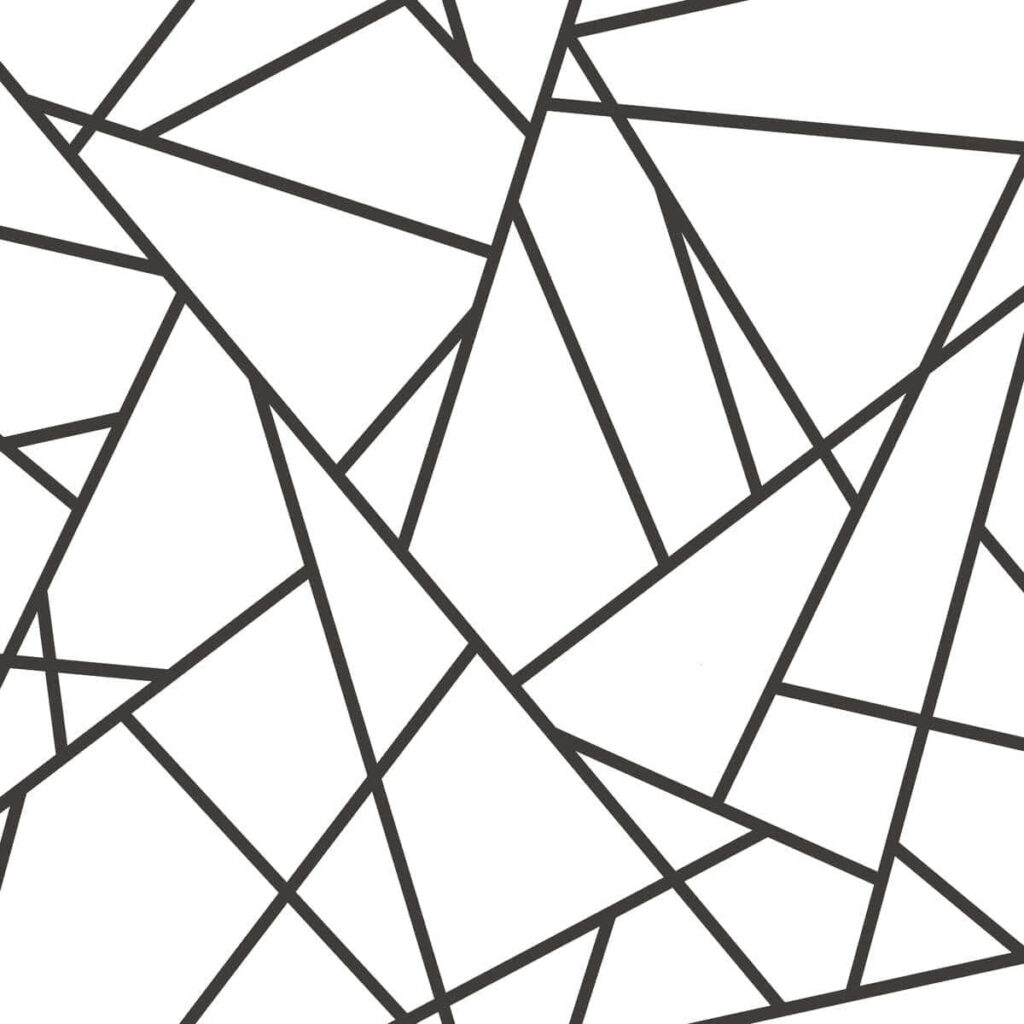 Modern Black and White Geometric Wallpaper Background Design