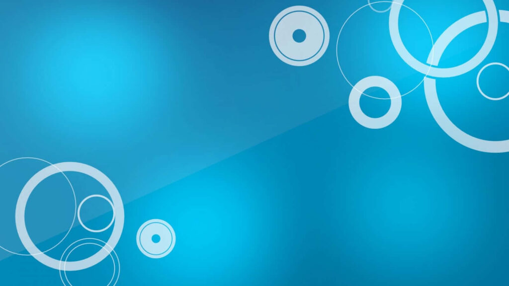 Modern Blue Gradient Wallpaper with Overlapping White Circles