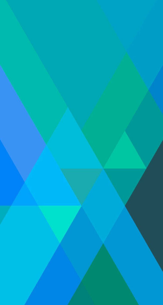 Modern Blue & Green Geometric Wallpaper: Abstract Mosaic Background