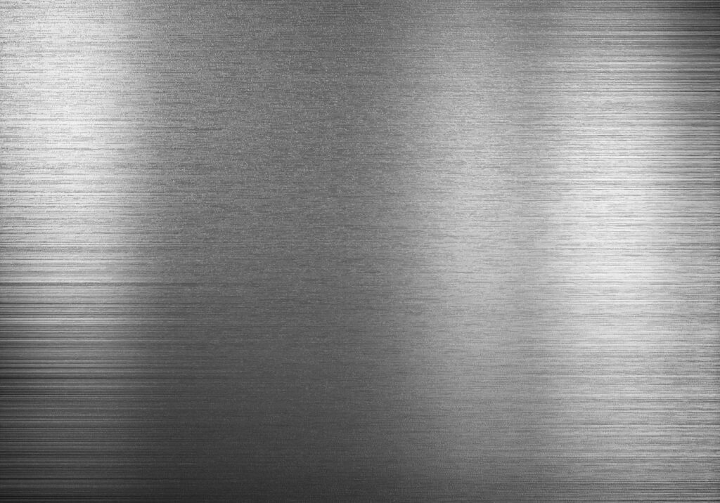 Brushed Silver Chrome Wallpaper: Sleek Modern Metal Texture Background