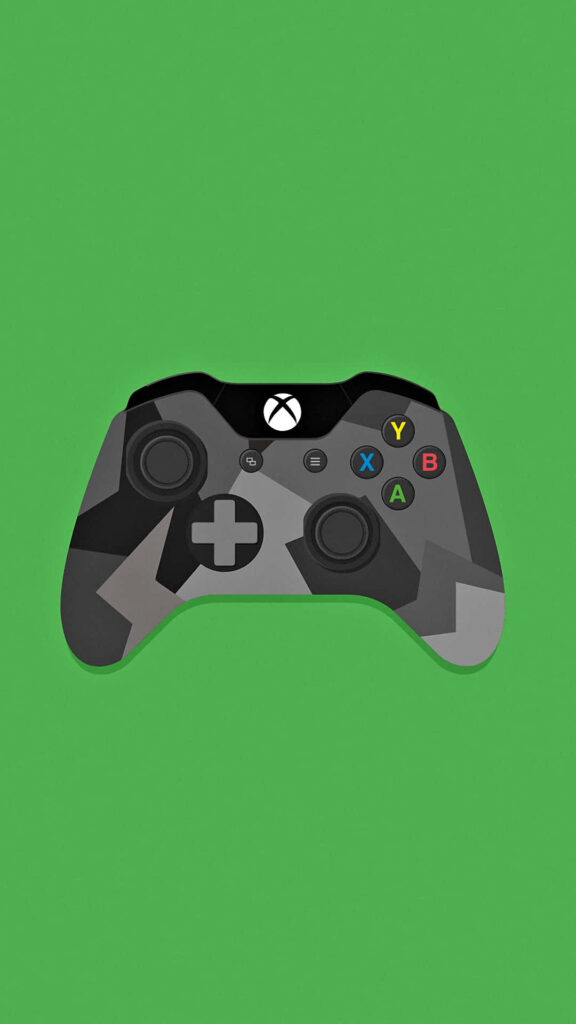 Modern Camouflage Xbox Controller Wallpaper for Gamers