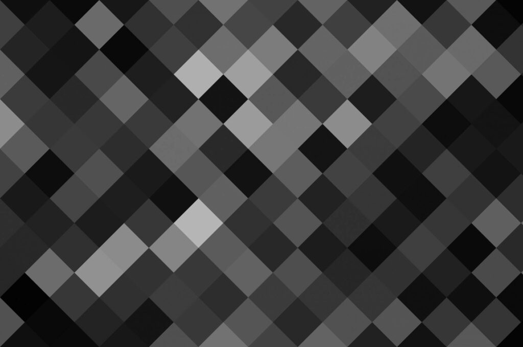 Modern Checkered Wallpaper Design: Gray, Black & White Pattern