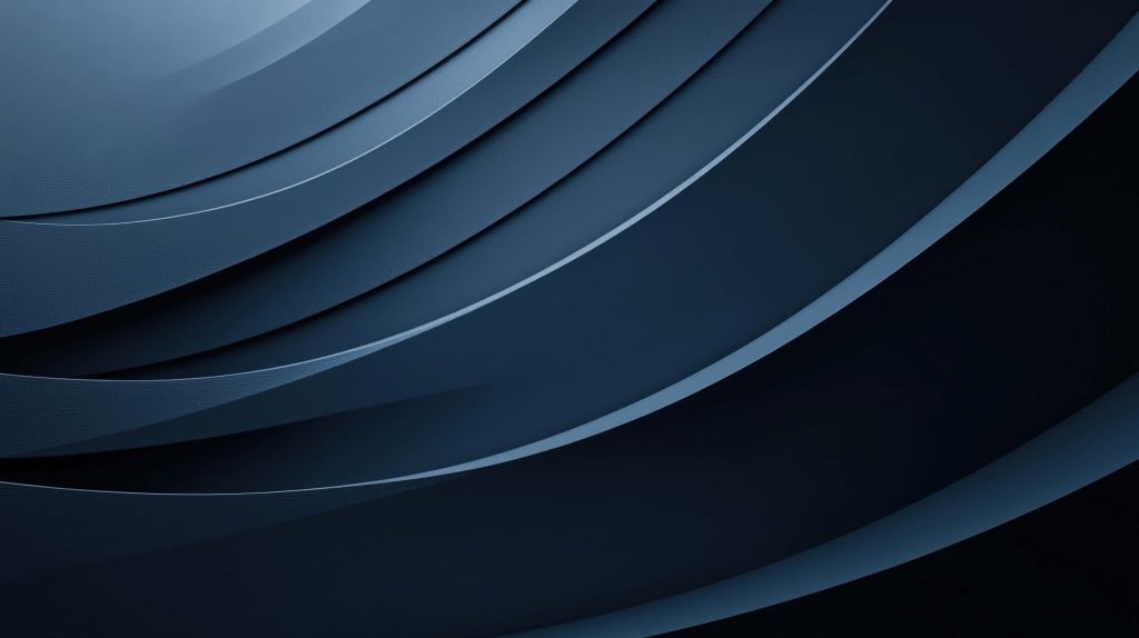 Modern dark abstract background with smooth layered curves in navy and slate tones Wallpaper