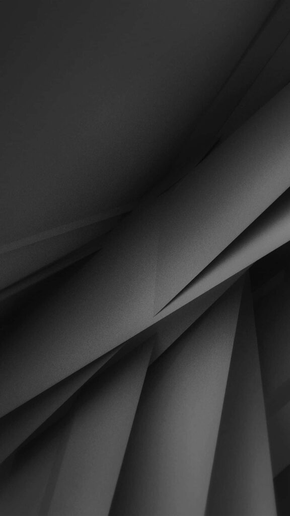 Modern 3D Abstract Geometric Wallpaper in Dark Grey Background