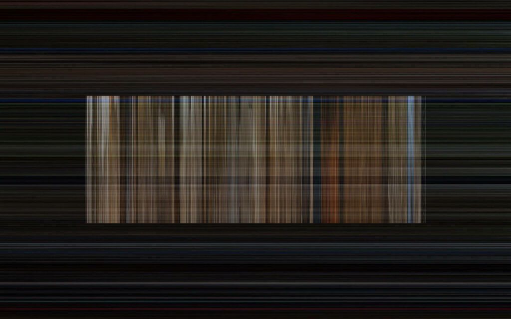 Modern Striped Wallpaper: Dark Tones with Colorful Vertical Accents