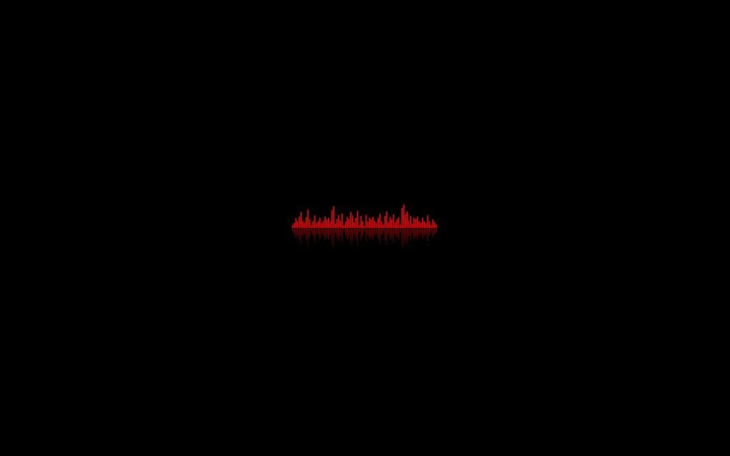 Modern Red Equalizer Wallpaper - 2560x1600 Minimalist Background