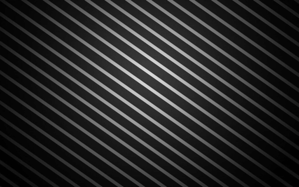 Sleek Black & Grey Diagonal Stripes - Modern Abstract Wallpaper