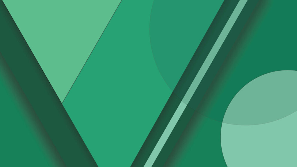 Modern Geometric Green Wallpaper: Sleek Minimalist Design