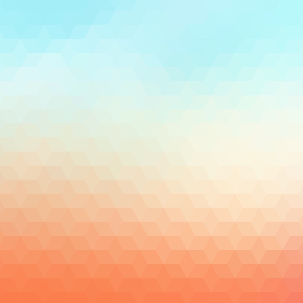Abstract Geometric Mosaic Wallpaper: Blue to Red-Orange Gradient