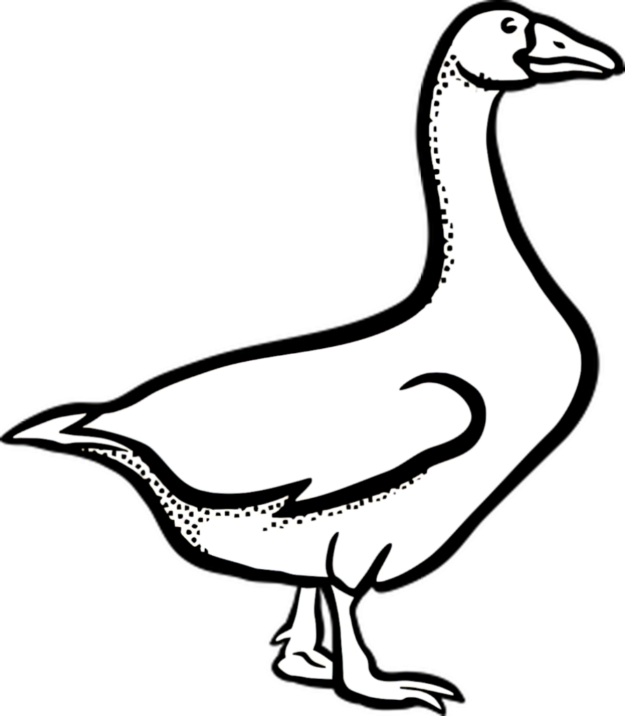 Stylized Goose Silhouette Wallpaper: Modern Minimalist Design
