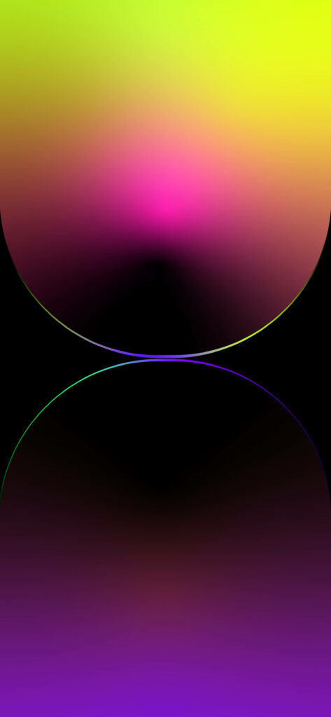 Vibrant Gradient Wallpaper: Modern 3D Texture with Reflection