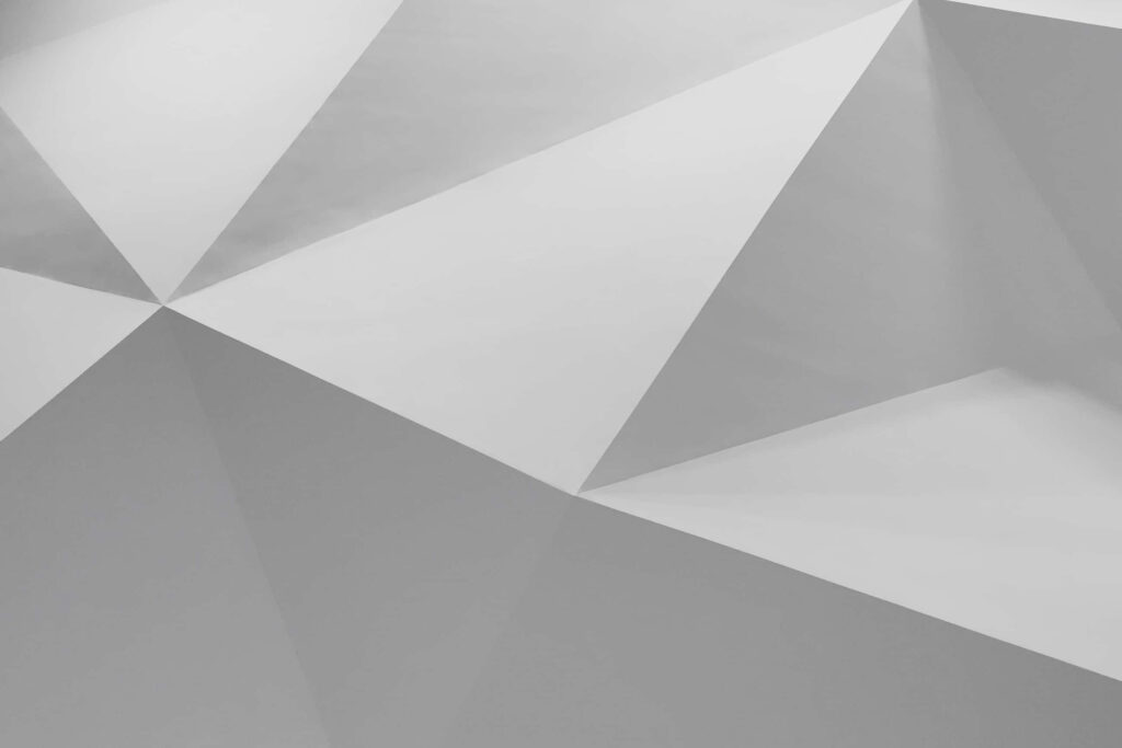 Modern Abstract Gray Wallpaper with 3D Geometric Triangles