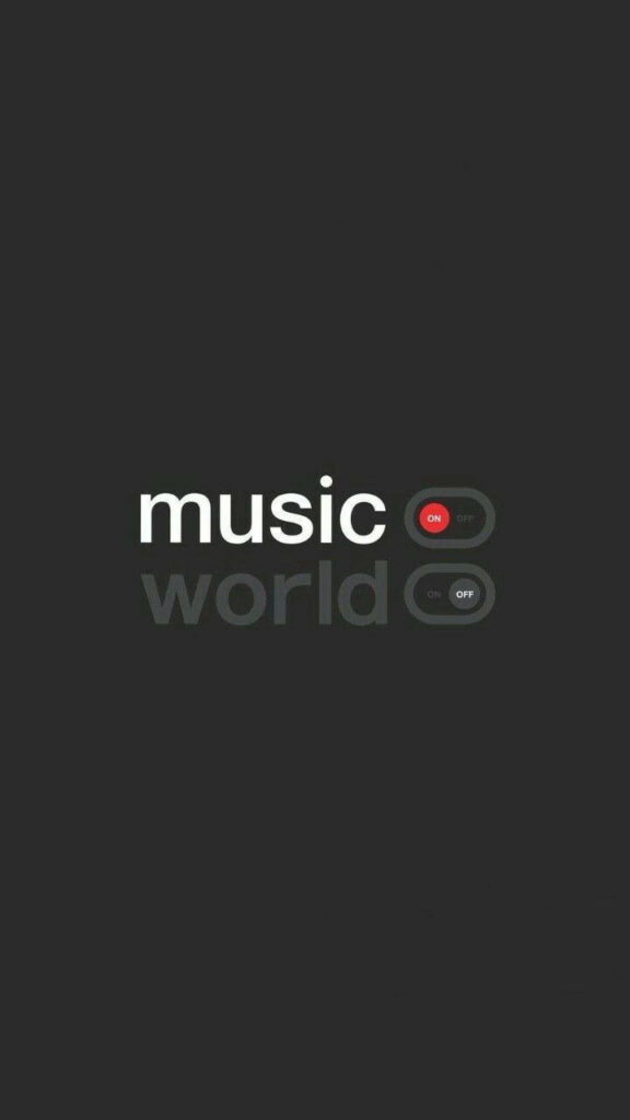 Sleek Gray Music Wallpaper: Modern Design for Music Lovers