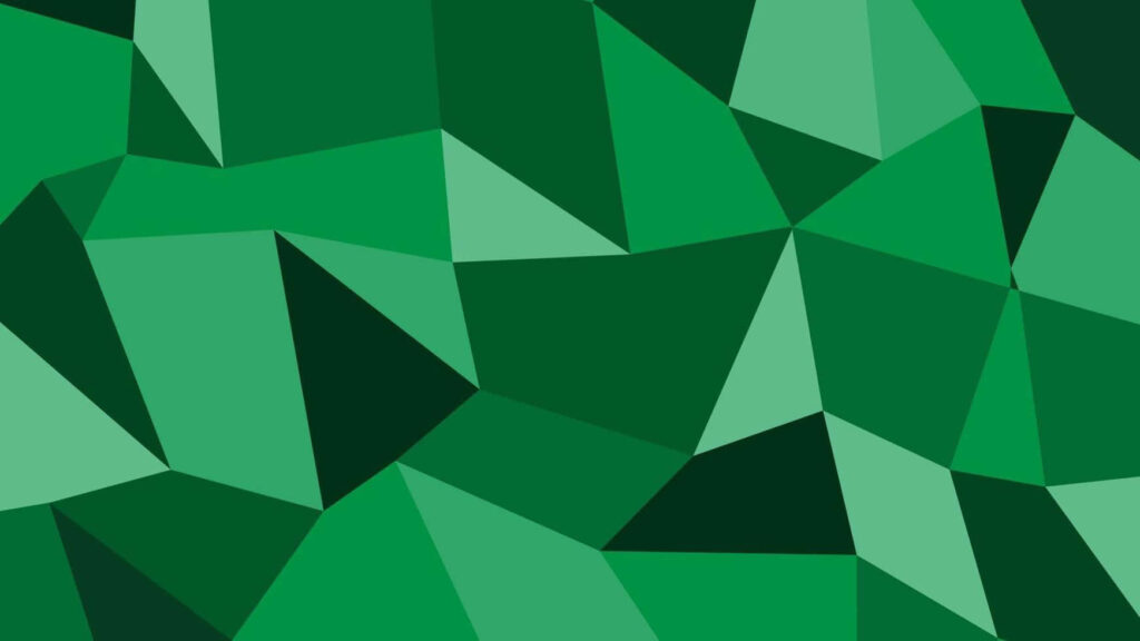 Modern Green Polygon Wallpaper - Abstract Geometric Background Design
