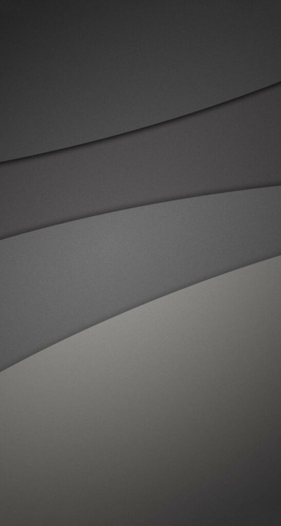 Modern Grey Waves Wallpaper for iPhone - Serene Abstract Design