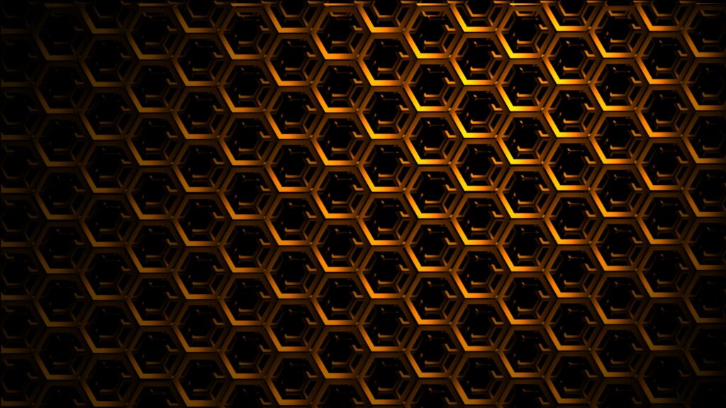 Modern Hexagon Mesh Wallpaper: Light & Dark Contrast Background