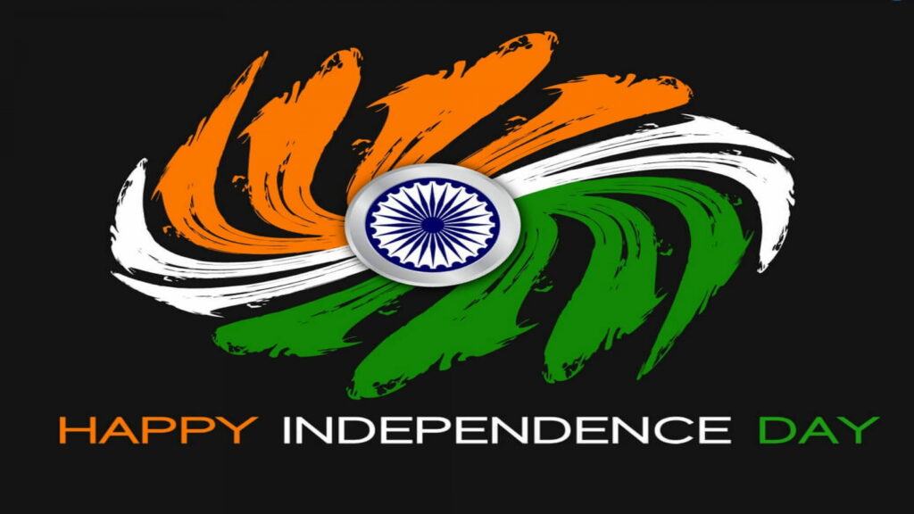 Modernizing India's Patriotic Spirit: A Stunning Flag Chakra on Independence Day - 8K Wallpaper Background