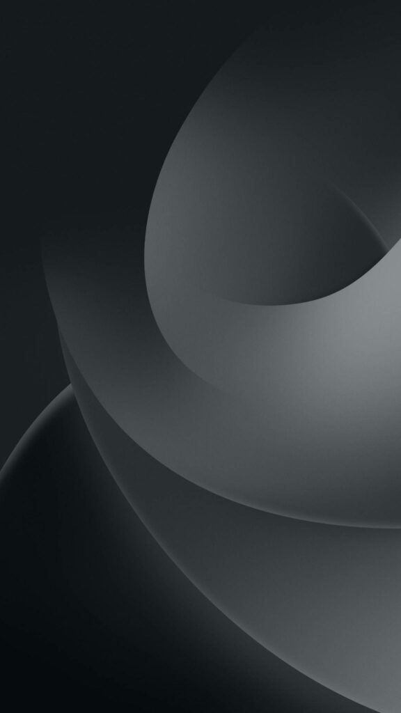 Captivating Circular Grey Abstract: An Eye-catching Iphone 14 Background Wallpaper