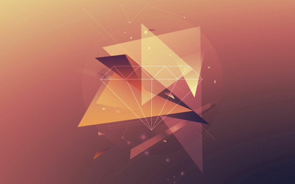 Modern Minimalist 2560x1600 Wallpaper: Geometric Triangles & Lines