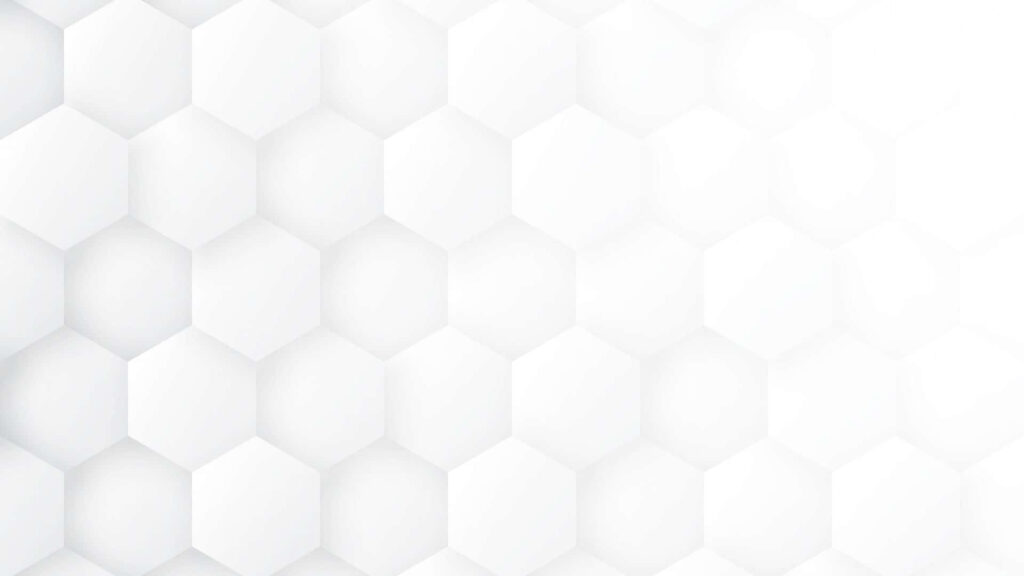 Modern Minimalist Hexagon Wallpaper - Clean White Background Design