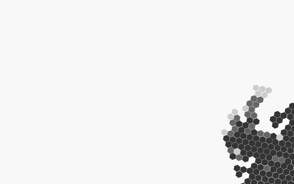 Modern Minimalist Wallpaper: White Background with Hexagonal Tiles