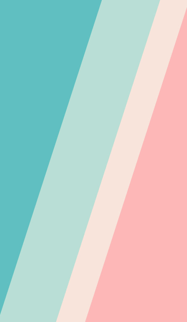 Modern Teal and Pink Minimalist Striped Wallpaper Background
