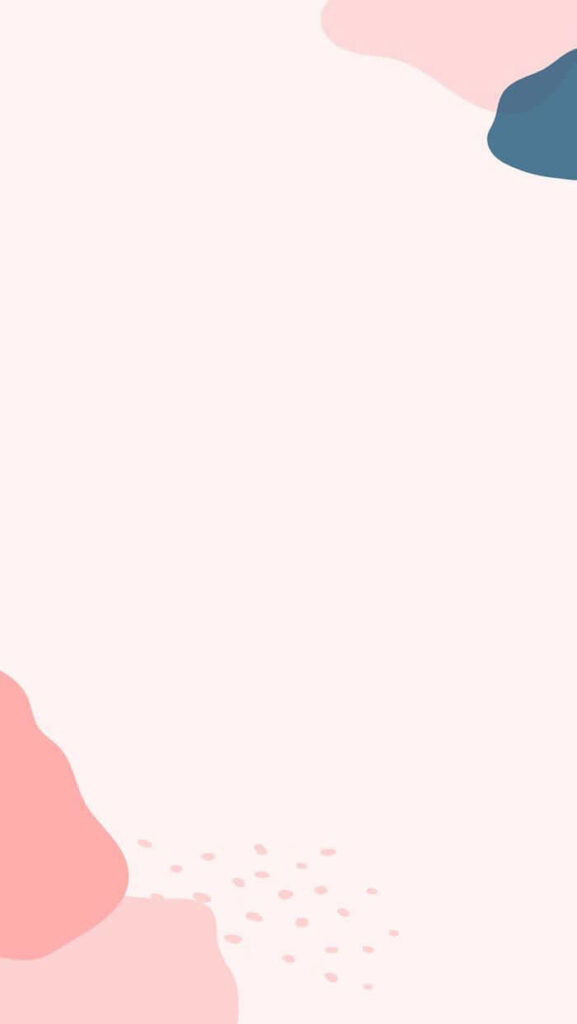 Vibrant Minimalist Wallpaper: Abstract Pink & Blue on Cream Background