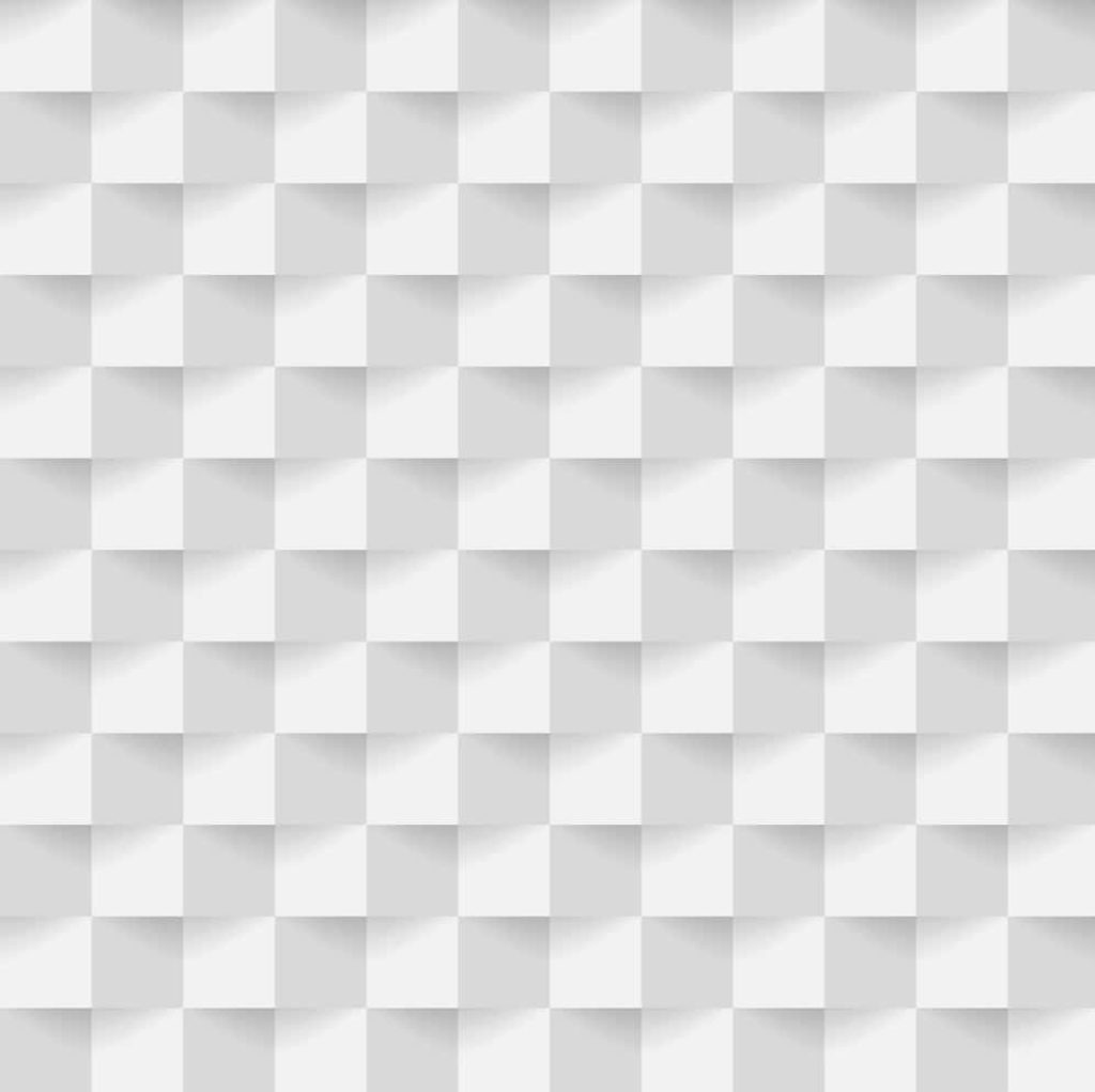 Minimalist wallpaper with white squares and subtle 3D shadows for clean geometric background