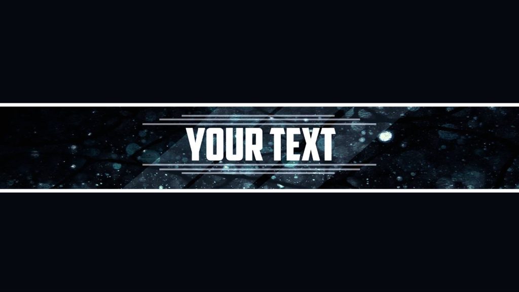 Modern YouTube banner with dark gritty texture framed by crisp white lines for creators Wallpaper