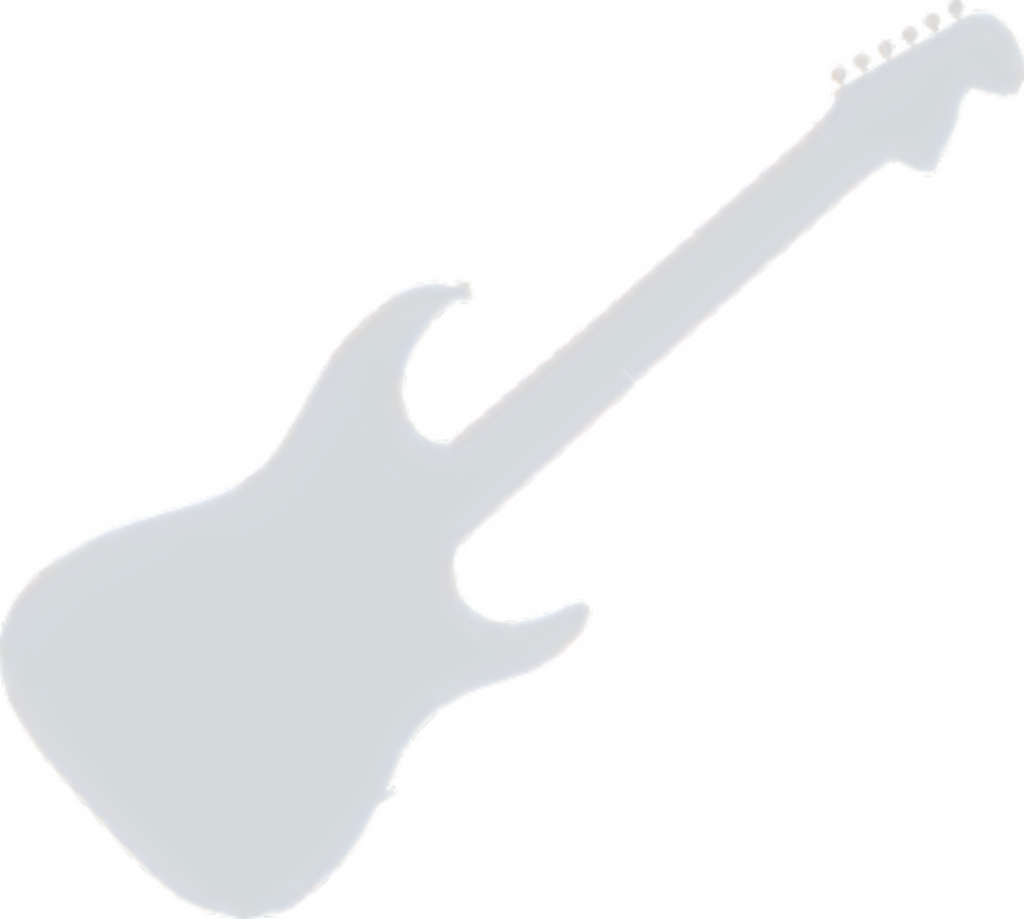 Minimalist Electric Guitar Wallpaper on Black Background