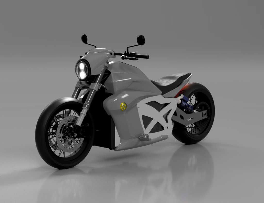 Sleek Modern Motorcycle Wallpaper: Craftsmanship Meets Adventure