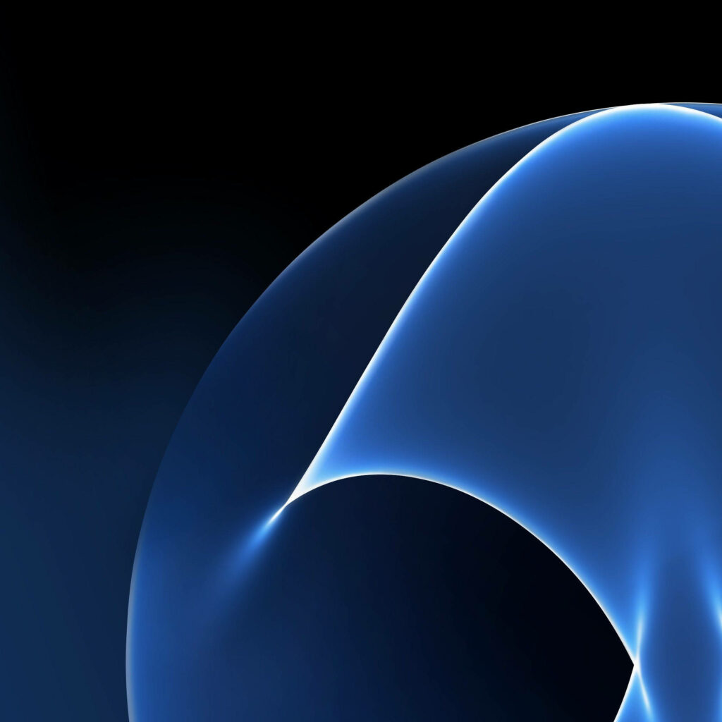 Navy Blue Modern Wallpaper for Samsung: Elegant Curves & Minimalist Design