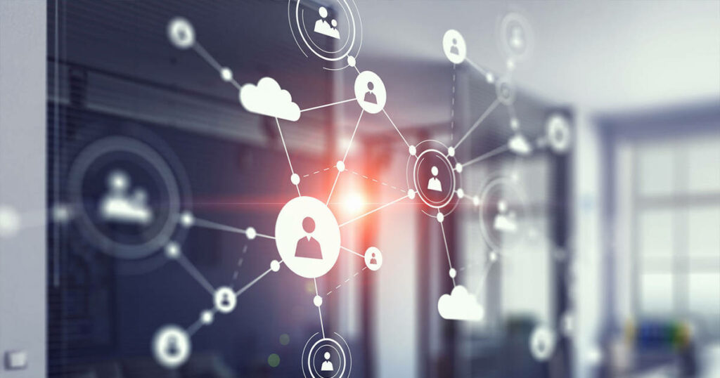 Modern Network Map Design Wallpaper: Sleek Connectivity & Collaboration