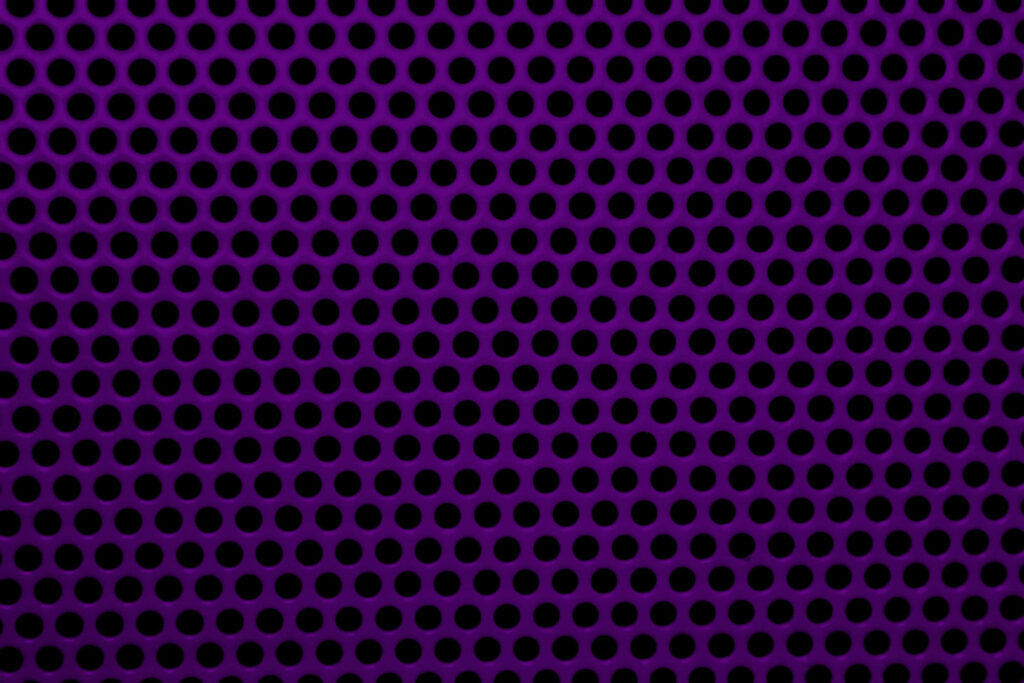 Stunning Purple Perforated Metal Wallpaper - Modern Background Design