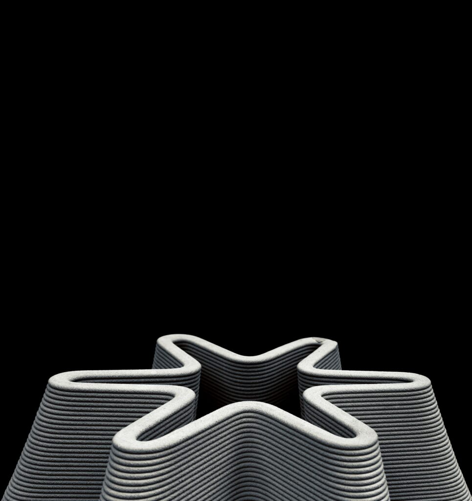 Modern Black Wallpaper: Star-Shaped Design with Layered Textures