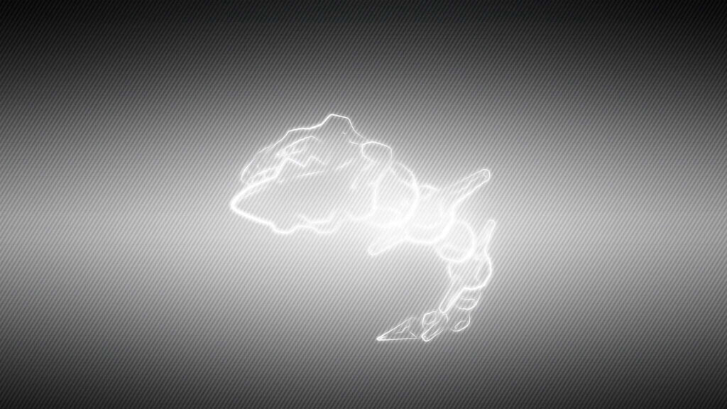 Steelix Silhouette Wallpaper: Modern Dark Gradient Background