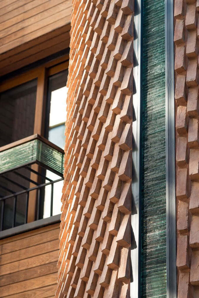 Geometric Wooden Block Wallpaper - Modern Elegant Background