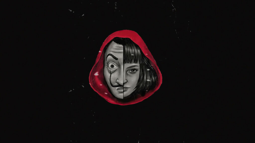 The Enigmatic Tokyo: A Money Heist Tribute Wallpaper