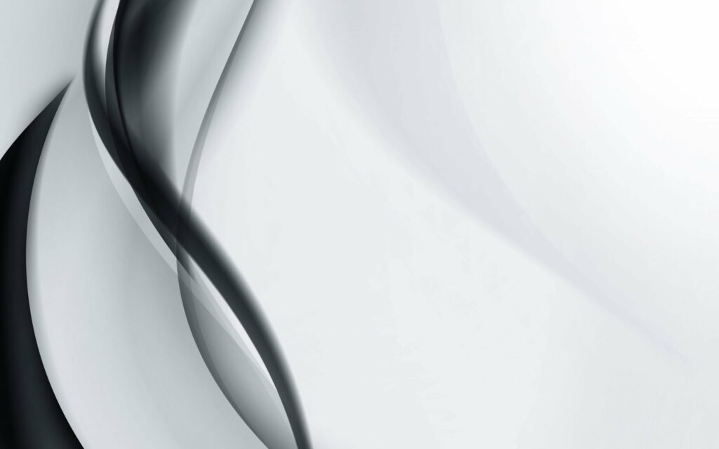 Monochrome Swells: Captivating Black and White Wave Abstract as QHD Background Wallpaper