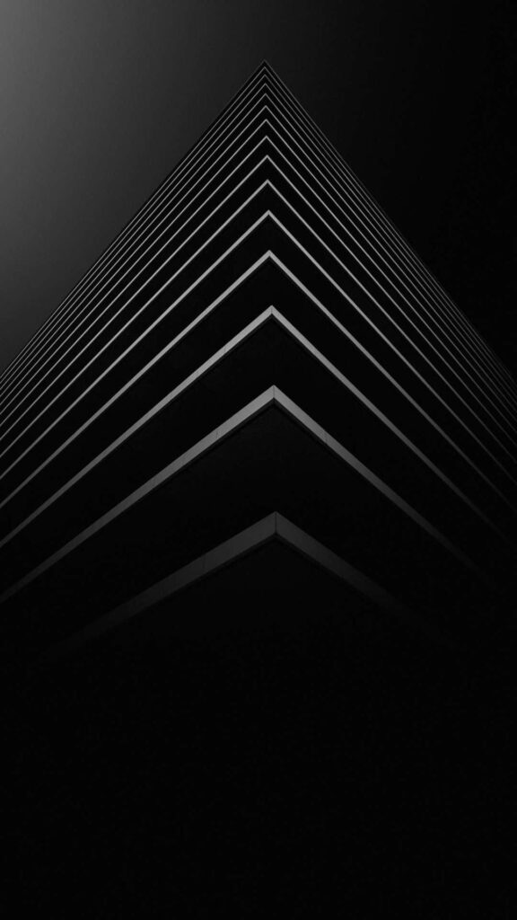Monochrome Abstract Wallpaper: Geometric Lines & Minimalist Design