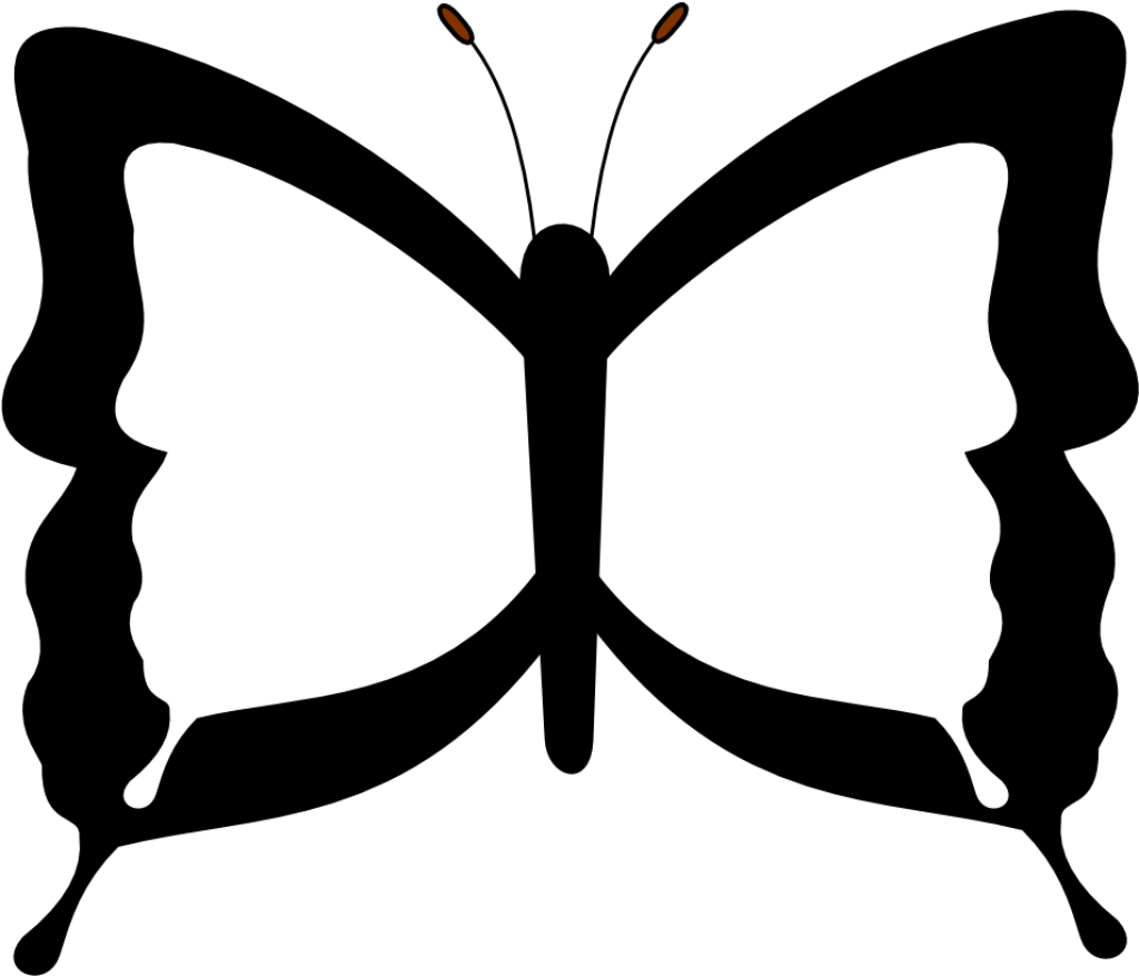 Monochrome Butterfly Wallpaper: Elegant Minimalist Design