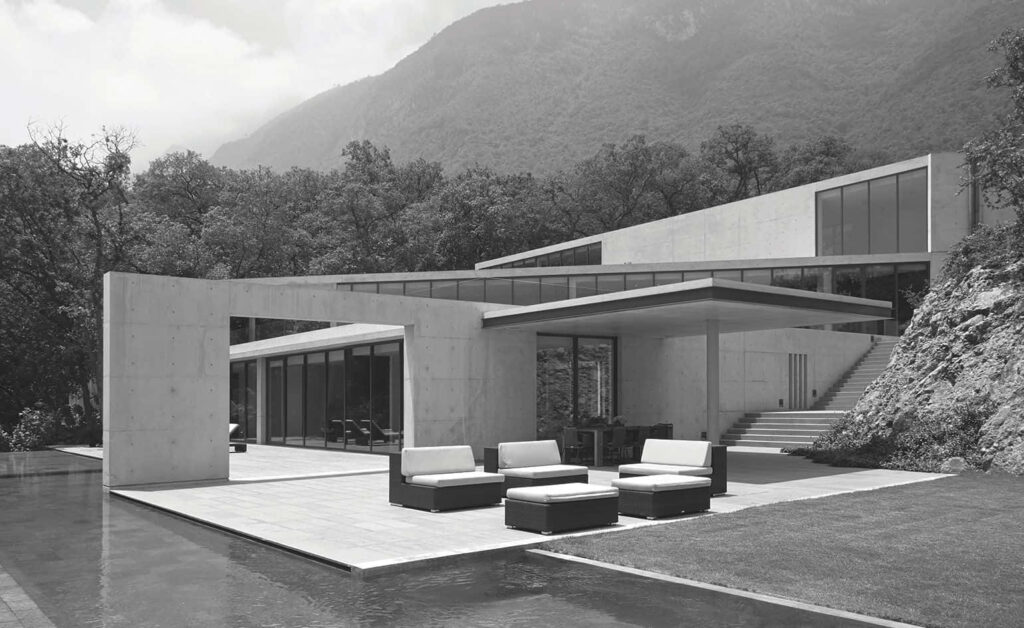 Modern Monochrome Wallpaper: Striking Architectural Serenity