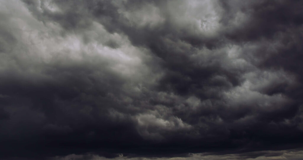 Dark & Mysterious Black and White Cloud Wallpaper Background